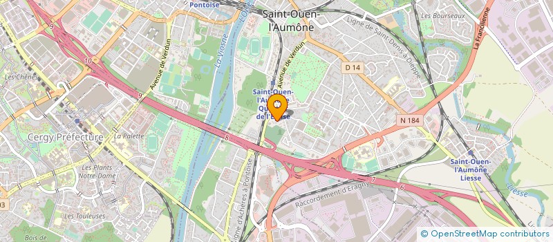 localisation de l'entreprise ASSOCIATION LES REVERBERES à SAINT-OUEN-L'AUMONE
