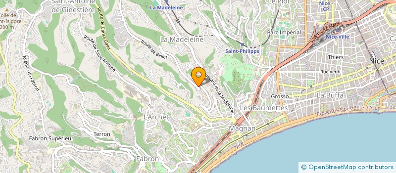 localisation de l'entreprise ASSOCIATION LES REVES DE LILI à NICE