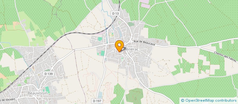 localisation de l'entreprise ASSOCIATION LES ROSES DU GARD à GENERAC