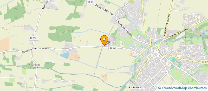 localisation de l'entreprise ASSOCIATION LES ROSSIGNOLS  SAINT-LYS