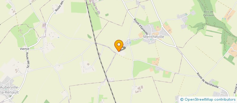 localisation de l'entreprise ASSOCIATION LES SABOTS DU PAYS DE CAUX  MENTHEVILLE