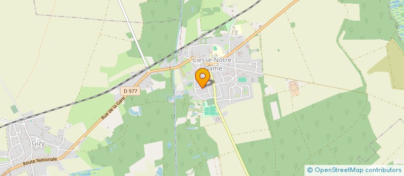 localisation de l'entreprise ASSOCIATION LES SAPEURS POMPIERS à LIESSE-NOTRE-DAME