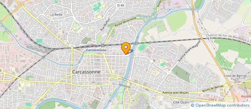 localisation de l'entreprise ASSOCIATION 'LES SARMENTS' à CARCASSONNE