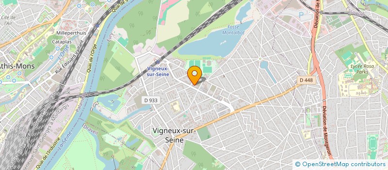 localisation de l'entreprise ASSOCIATION LES SENEGALAIS DE VIGNEUX SUR SEINE à VIGNEUX-SUR-SEINE
