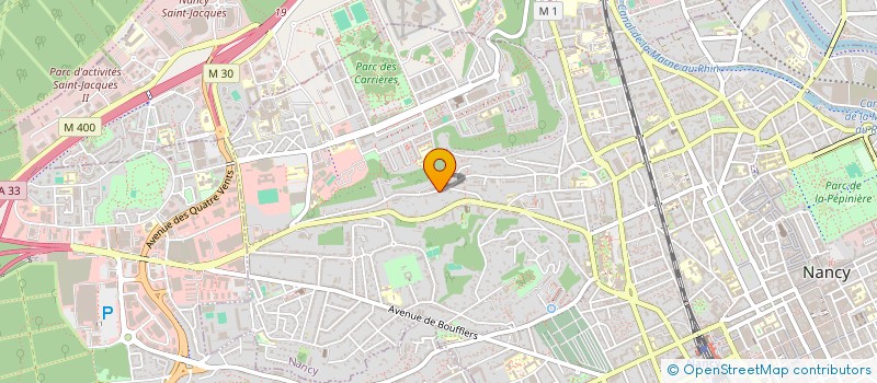 localisation de l'entreprise ASSOCIATION LES SENS DE L ART  NANCY