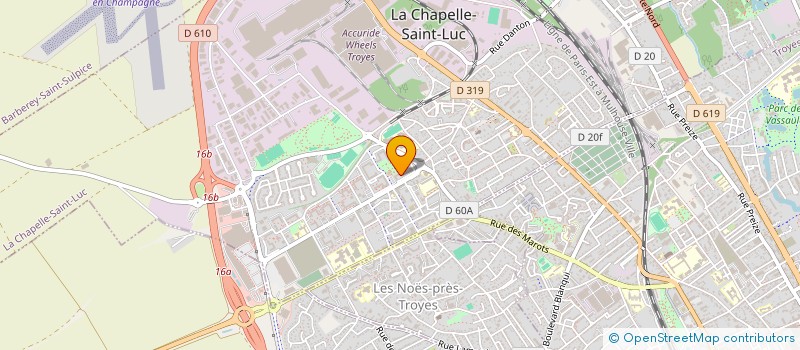 localisation de l'entreprise ASSOCIATION LES SI T D OR à LA CHAPELLE-SAINT-LUC