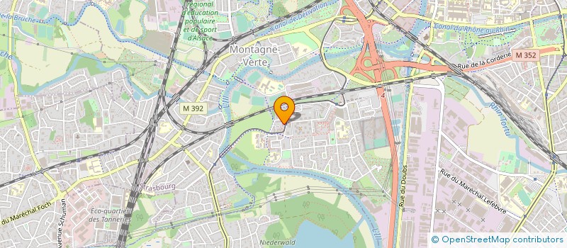 localisation de l'entreprise ASSOCIATION 'LES SONS D'LA RUE'  STRASBOURG