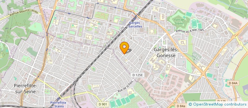 localisation de l'entreprise ASSOCIATION LES SUCRES D ORGES à GARGES-LES-GONESSE
