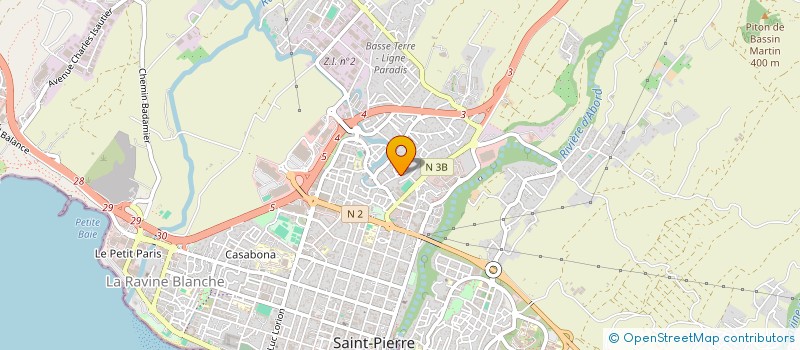 localisation de l'entreprise ASSOCIATION LES TAMBOURS DU SUD à SAINT-PIERRE