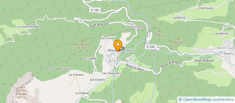 localisation de l'entreprise ASSOCIATION LES TAVONS  BRIZON