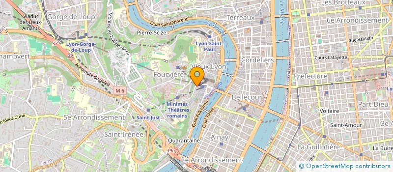 localisation de l'entreprise ASSOCIATION LES TERRASSES à LYON