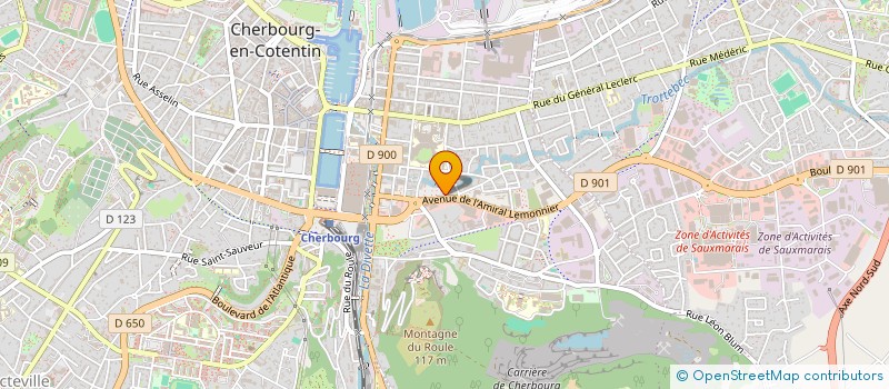 localisation de l'entreprise ASSOCIATION LES TERRIBLES  CHERBOURG-EN-COTENTIN