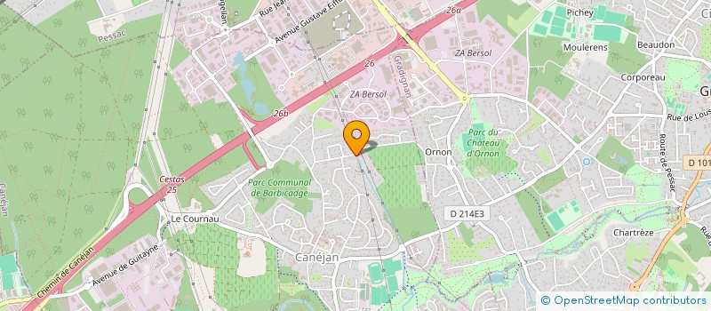 localisation de l'entreprise ASSOCIATION LES TITOUS  CANEJAN