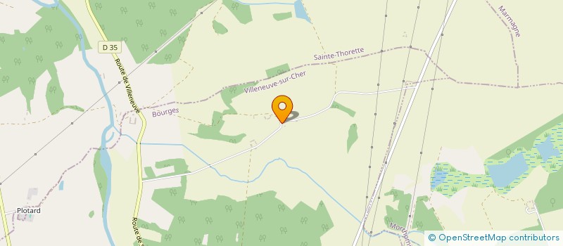 localisation de l'entreprise ASSOCIATION LES TRACTEURS DE LA LANDE  VILLENEUVE-SUR-CHER