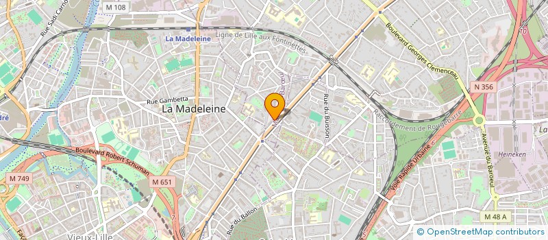 localisation de l'entreprise ASSOCIATION LES TROIS COUPS à MARCQ-EN-BARŒUL