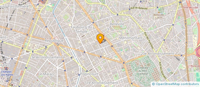 localisation de l'entreprise ASSOCIATION  LES TROIS ONCLES  PARIS