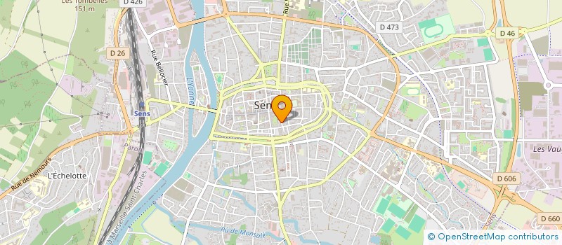 localisation de l'entreprise ASSOCIATION LES VIES DANSENT à SENS