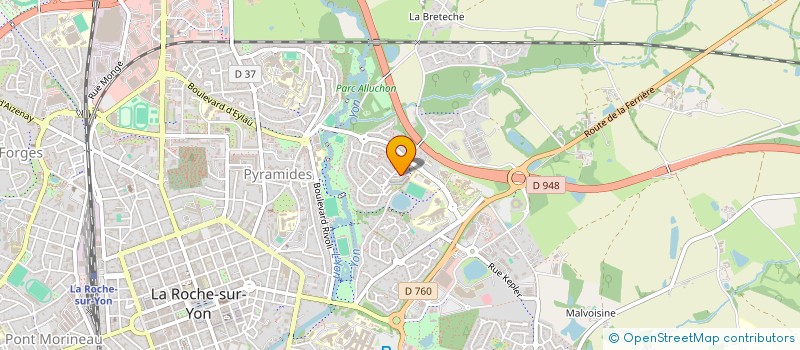 localisation de l'entreprise ASSOCIATION LES VIR'LANGUES à LA ROCHE-SUR-YON