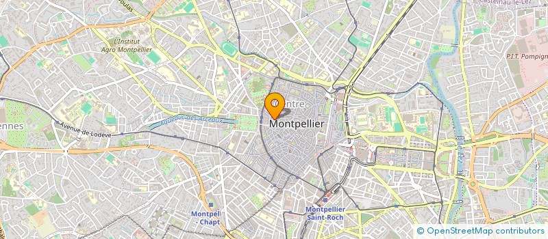 localisation de l'entreprise ASSOCIATION LES VOIES DU PALAIS à MONTPELLIER