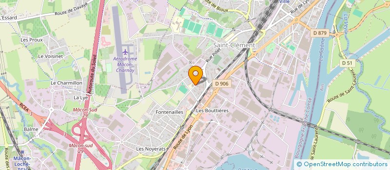 localisation de l'entreprise ASSOCIATION LES VOISINS à MACON