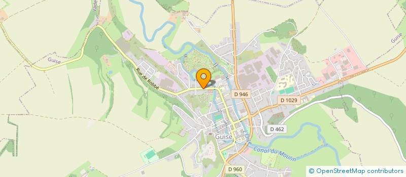 localisation de l'entreprise ASSOCIATION LES VOISINS EN FETE à GUISE