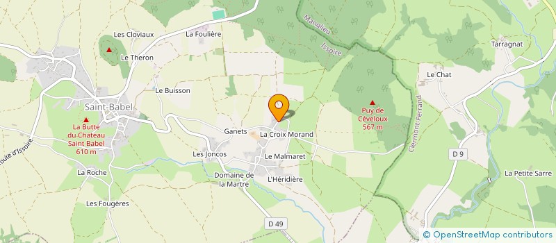 localisation de l'entreprise ASSOCIATION LES VOIX DE LA COMTE  SAINT-BABEL