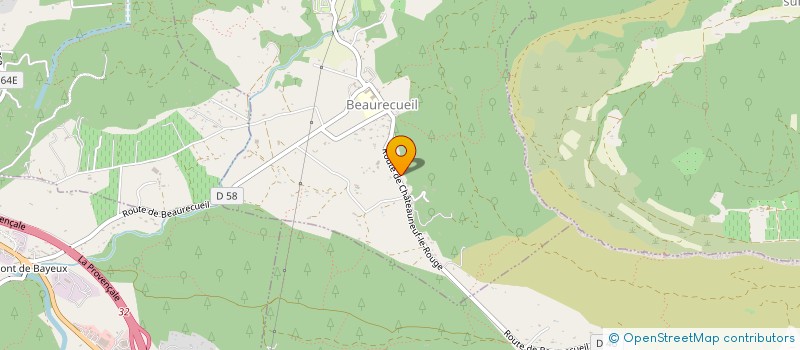 localisation de l'entreprise ASSOCIATION LES VOLANTS DE STE VICTOIRE  BEAURECUEIL