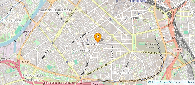localisation de l'entreprise ASSOCIATION LES YEUX D'ARGOS à LILLE