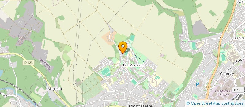 localisation de l'entreprise ASSOCIATION LES YEUX DU MONDE  MONTATAIRE