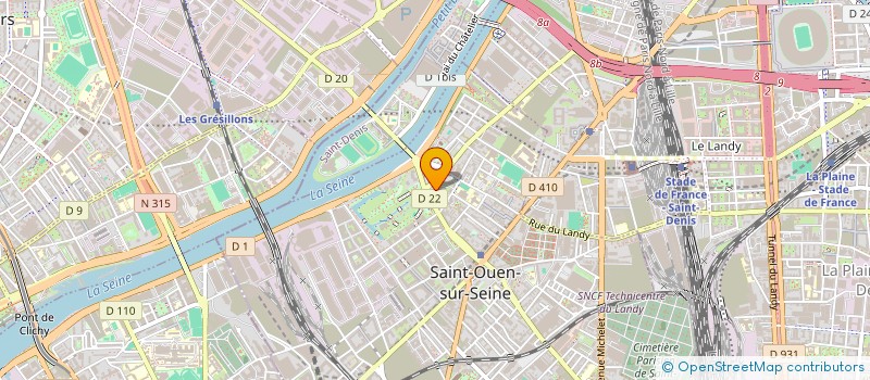 localisation de l'entreprise ASSOCIATION LES Z'AILLEURS à SAINT-OUEN-SUR-SEINE