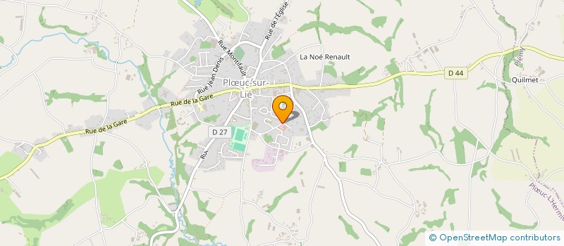 localisation de l'entreprise ASSOCIATION LES Z'AMIS DU LIE  PLUC-L'HERMITAGE