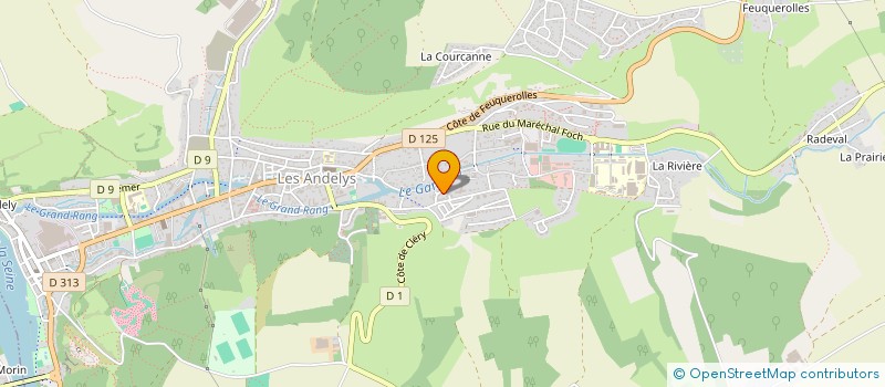 localisation de l'entreprise ASSOCIATION LES Z'ARTS BO RIGOLENT à LES ANDELYS