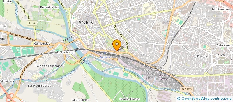 localisation de l'entreprise ASSOCIATION LES Z'ARTS PRODUCTION à BEZIERS
