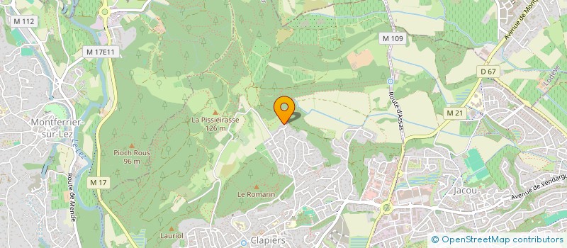 localisation de l'entreprise ASSOCIATION LEZ VIVANTS  CLAPIERS