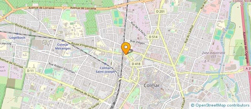 localisation de l'entreprise ASSOCIATION LEZARD  COLMAR