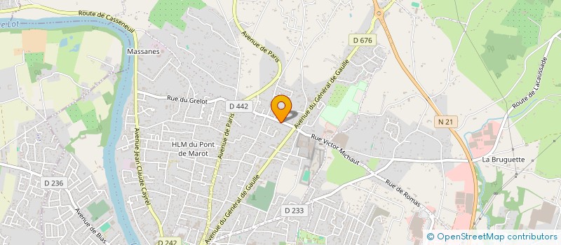 localisation de l'entreprise ASSOCIATION LEZARD SCENIC  VILLENEUVE-SUR-LOT