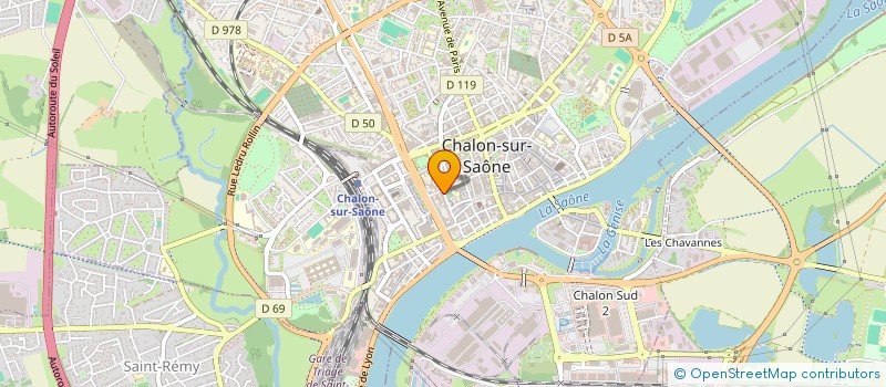 localisation de l'entreprise ASSOCIATION LEZARDS LIBRES à CHALON-SUR-SAONE