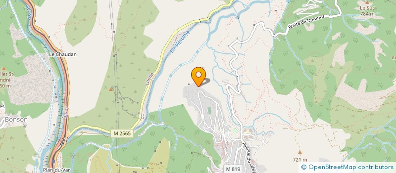 localisation de l'entreprise ASSOCIATION LI AREDOULA  SAINT-MARTIN-DU-VAR