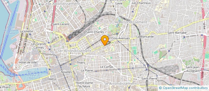 localisation de l'entreprise ASSOCIATION LIBERATION HAUTS CANEBIERE  MARSEILLE