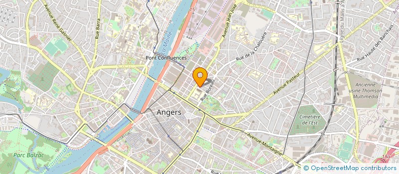 localisation de l'entreprise ASSOCIATION LIBR'O JARDIN à ANGERS