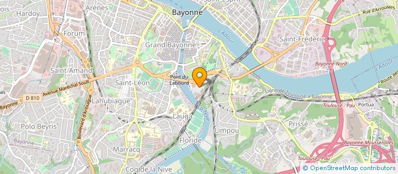 localisation de l'entreprise ASSOCIATION LIBRAIRES BOUQUINISTES DU SUD OUEST à BAYONNE