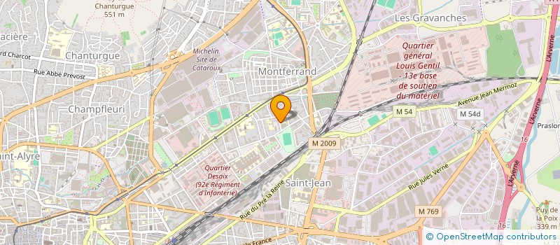 localisation de l'entreprise ASSOCIATION LIBRE à CLERMONT-FERRAND