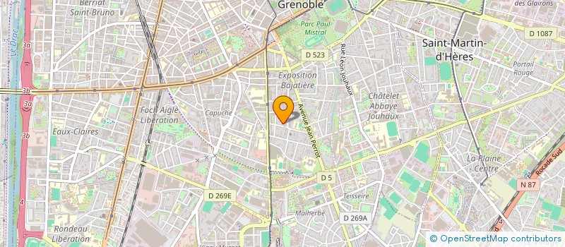 localisation de l'entreprise ASSOCIATION LIBRE DE PRATIQUE AUTOUR DE LA CAPOEIRA ANGOLA (A.L.P.A.C.A.) à GRENOBLE