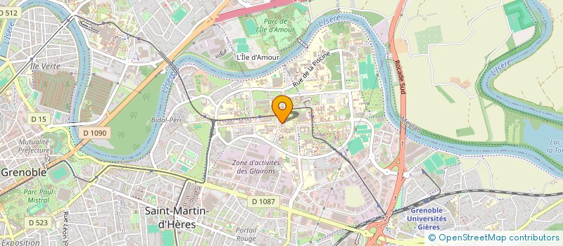 localisation de l'entreprise ASSOCIATION LIBRE DES ETUDIANTS CADRES DE SANTE  SAINT-MARTIN-D'HERES