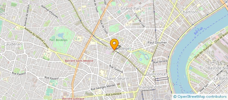 localisation de l'entreprise ASSOCIATION LIBRES COURS à BORDEAUX