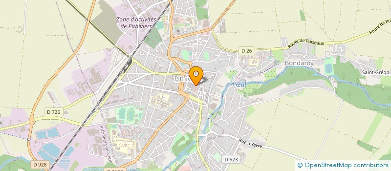 localisation de l'entreprise ASSOCIATION LIBRES ET SOLIDAIRES à PITHIVIERS