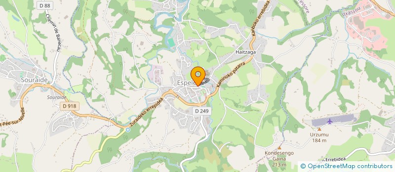 localisation de l'entreprise ASSOCIATION LIBRES POUSSES à ESPELETTE