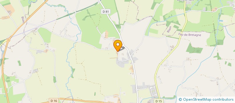 localisation de l'entreprise ASSOCIATION LIBRES TOITS  FAY-DE-BRETAGNE