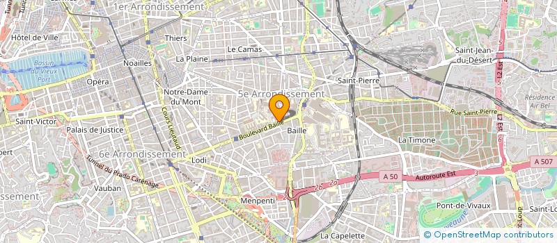 localisation de l'entreprise ASSOCIATION LICENCE MIASHS à MARSEILLE