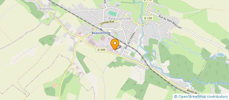 localisation de l'entreprise ASSOCIATION LIEN PLUS  BEAURAINVILLE